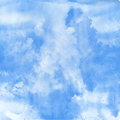 Light and blue watercolor background
