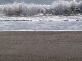 砂浜のクローズアップ