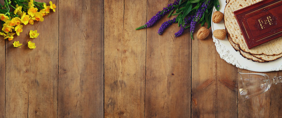 Pesah celebration concept (jewish Passover holiday)