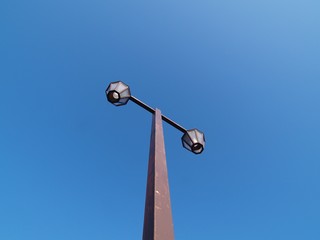 Fototapeta premium 青空と街灯