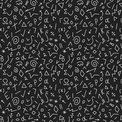 Seamless pattern with geometry