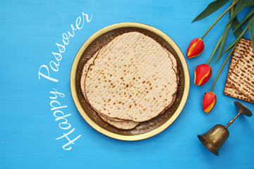 Pesah celebration concept (jewish Passover holiday)