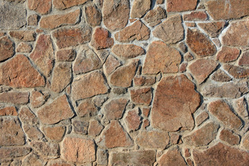 Steinmauer in Naturstein,
