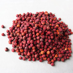 Red hawthorn berries 