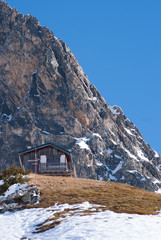 chalet dans la montage