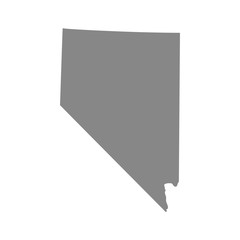 map of the U.S. state of Nevada 