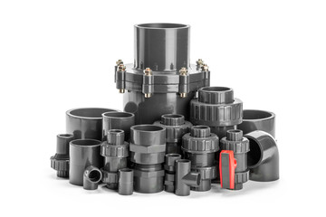 Plumber tube for water isolated on a white background