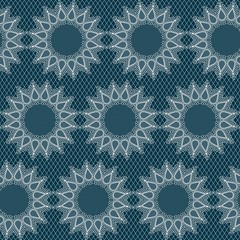 Bridal lace seamless ornament decorative pattern calligraphic swirl 
