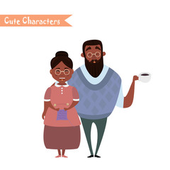 Lovely elderly couple