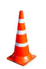 emergency striped cone