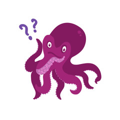 Curious octopus