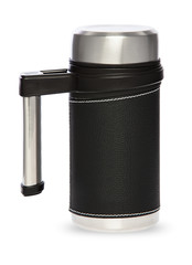 Thermos bottle isolated on white background