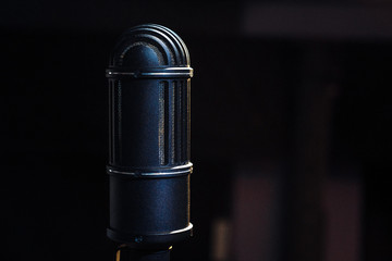Professional Studio Microphone. light brush