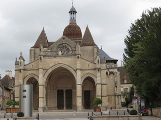 Naklejka premium Bourgogne - Côte d'Or - Hospices de Beaune - Collégiale Notre-Dame