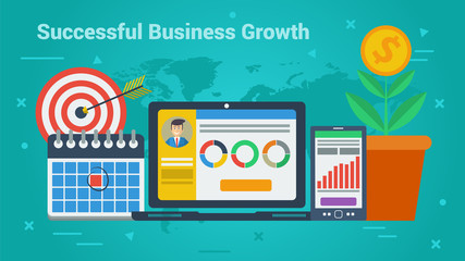 Business Banner - Successful Business Growth