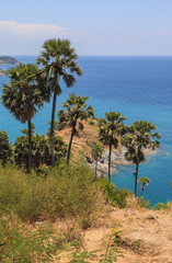 Obraz premium Beautiful view point of Promthep cape at Phuket, Thailand