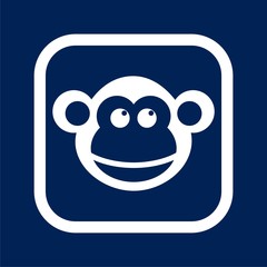Monkey icon - Illustration