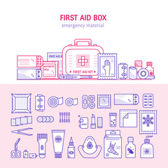 Obraz premium First aid box