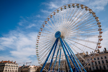 La grande roue de la Place Bellecour à Lyon