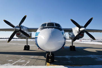 Turbo propeller plane