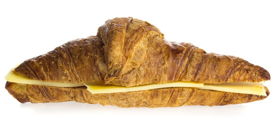 French croissant with dutch cheese