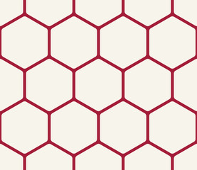 Obraz premium geometric hexagon minimal grid graphic pattern background