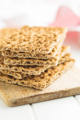 The healthy crispbread.