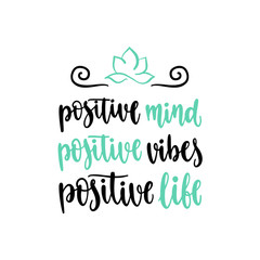 Modern calligraphy style inspiration yoga phrase