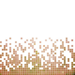 abstract vector square pixel mosaic background