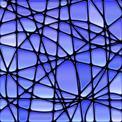 abstract vector stained-glass mosaic background
