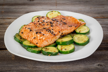 teriyaki salmon
