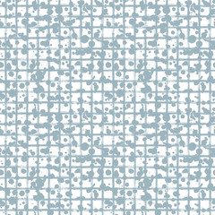 Vector seamless pattern, tile with inc splash, blots, smudge and brush strokes, lines. Grunge endless template for web background, prints, wallpaper, surface, wrapping, repeat elements for design.