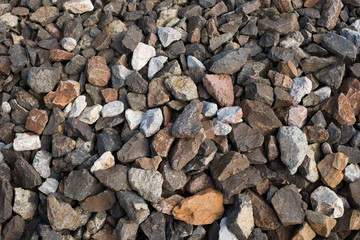 Crushed stones
