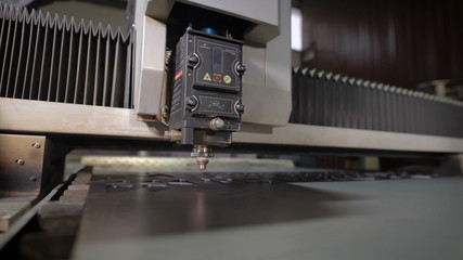 High precision CNC laser cutting metal sheet. Modern technologies allow to receive high-precision parts. Programmable machines operate efficiently and without the exemption