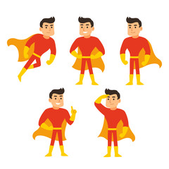 Superhero character set