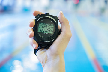 hand  with  stopwatch