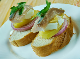 Marinated Fish Canapes