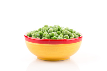 Green frozen peas