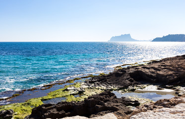 mediterranean coast from Moraira