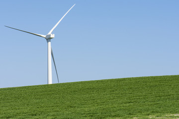 aerogenerador en un parque eólico