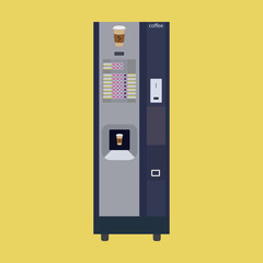 Coffee machine illustration