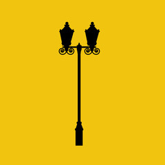 Street light silhouette