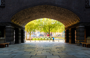 street view of Hamburg, Germany