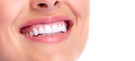 Obraz premium Piękny uśmiech kobiety.