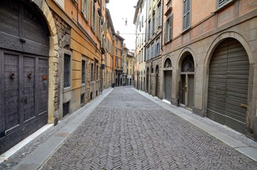 street with gate in old Ilaty
