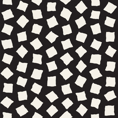 Vector Seamless Pattern. Abstract Background With Scattered Geometric Shapes.