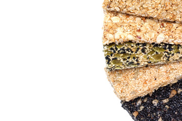 Different types of multi-grains bars