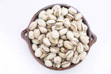 Pistachios background