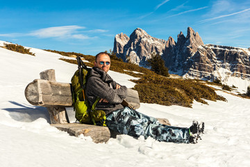 Winterwandern auf dem Raschötz