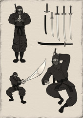 ninja illustration © RATOCA